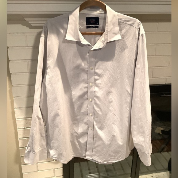 Charles Tyrwhitt Other - #165 Charles Tyrwhitt London Baby Blue Dress Shirt Sz XL Slim